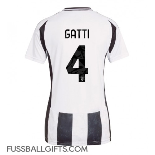 Juventus Federico Gatti #4 Fußballbekleidung Heimtrikot Damen 2024-25 Kurzarm